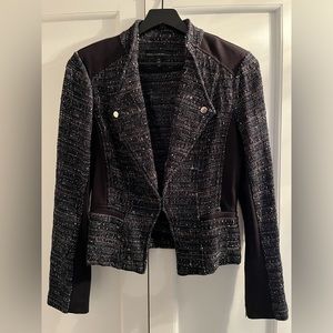 WHBM Fall Boucle Long Sleeve Jacket, size 8